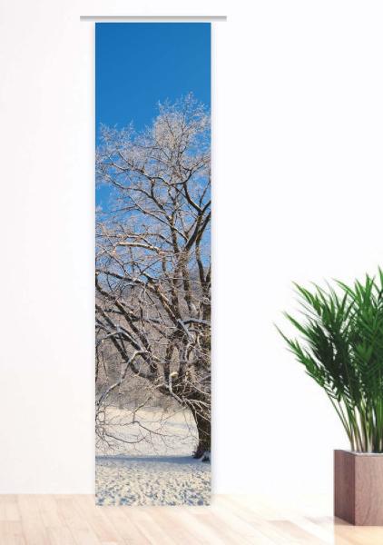 Winterpoesie, Flächenvorhang Einzel